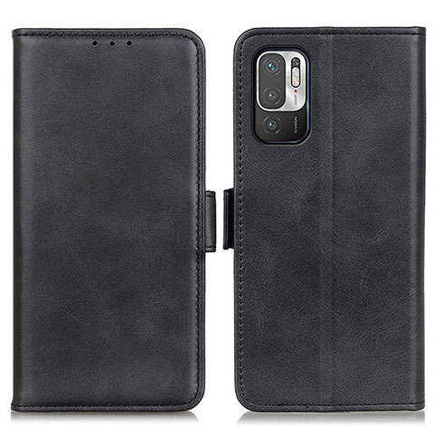 Coque Portefeuille Livre Cuir Etui Clapet M15L pour Xiaomi Redmi Note 10T 5G Noir