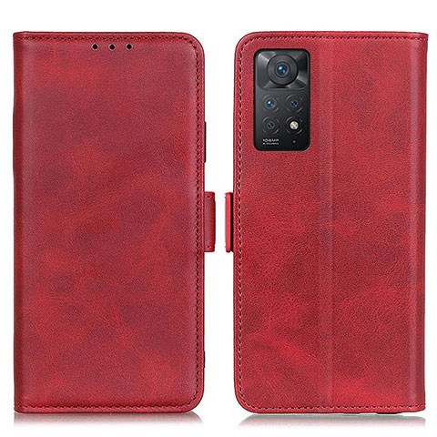 Coque Portefeuille Livre Cuir Etui Clapet M15L pour Xiaomi Redmi Note 12 Pro 4G Rouge