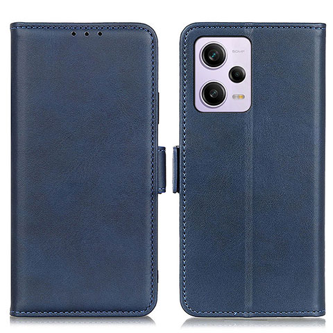 Coque Portefeuille Livre Cuir Etui Clapet M15L pour Xiaomi Redmi Note 12 Pro 5G Bleu