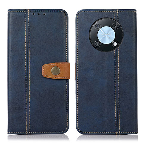 Coque Portefeuille Livre Cuir Etui Clapet M16L pour Huawei Enjoy 50 Pro Bleu