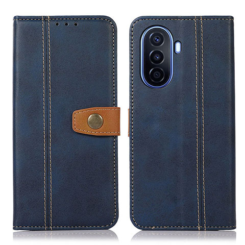 Coque Portefeuille Livre Cuir Etui Clapet M16L pour Huawei Nova Y70 Bleu