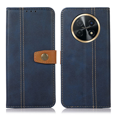 Coque Portefeuille Livre Cuir Etui Clapet M16L pour Huawei Nova Y91 Bleu