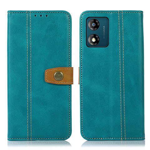 Coque Portefeuille Livre Cuir Etui Clapet M16L pour Motorola Moto E13 Vert