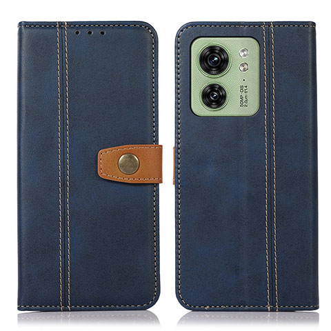 Coque Portefeuille Livre Cuir Etui Clapet M16L pour Motorola Moto Edge 40 5G Bleu