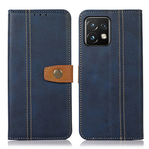 Coque Portefeuille Livre Cuir Etui Clapet M16L pour Motorola Moto Edge Plus (2023) 5G Bleu