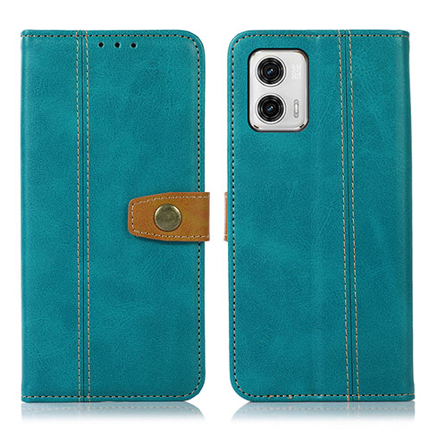 Coque Portefeuille Livre Cuir Etui Clapet M16L pour Motorola Moto G73 5G Vert