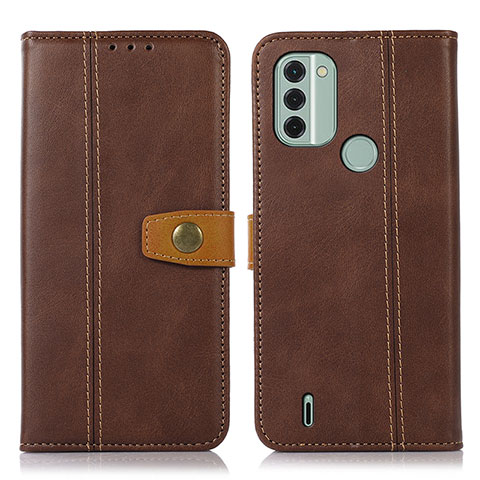 Coque Portefeuille Livre Cuir Etui Clapet M16L pour Nokia C31 Marron