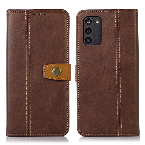 Coque Portefeuille Livre Cuir Etui Clapet M16L pour Nokia G100 Marron