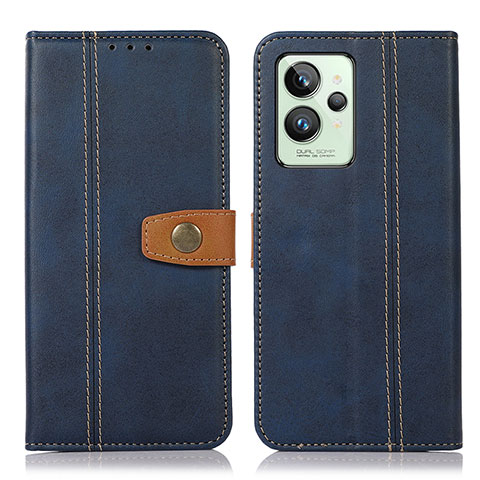 Coque Portefeuille Livre Cuir Etui Clapet M16L pour Realme GT2 Pro 5G Bleu