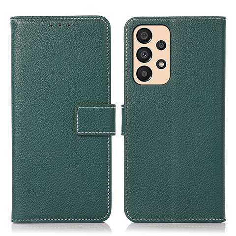 Coque Portefeuille Livre Cuir Etui Clapet M16L pour Samsung Galaxy A33 5G Vert