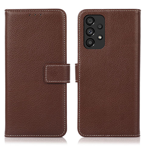 Coque Portefeuille Livre Cuir Etui Clapet M16L pour Samsung Galaxy A53 5G Marron