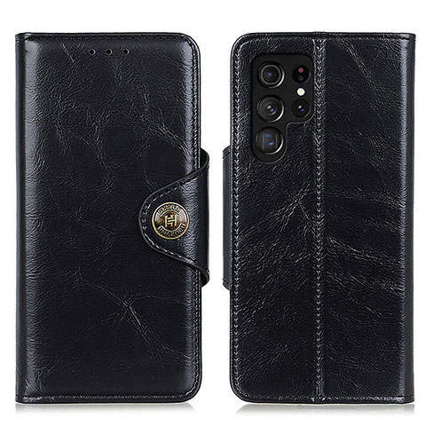 Coque Portefeuille Livre Cuir Etui Clapet M16L pour Samsung Galaxy S23 Ultra 5G Noir