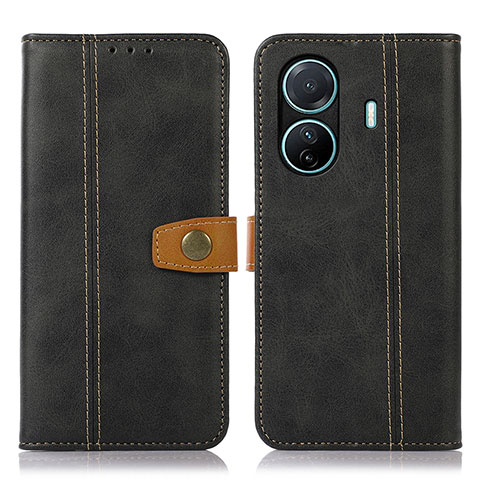 Coque Portefeuille Livre Cuir Etui Clapet M16L pour Vivo T1 5G Noir