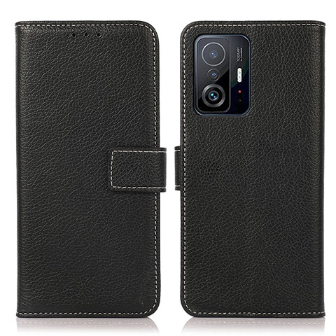 Coque Portefeuille Livre Cuir Etui Clapet M16L pour Xiaomi Mi 11T 5G Noir