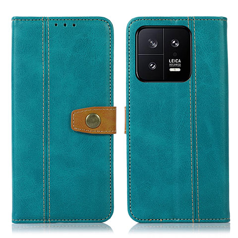 Coque Portefeuille Livre Cuir Etui Clapet M16L pour Xiaomi Mi 13 5G Vert