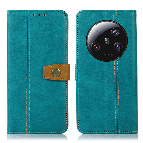 Coque Portefeuille Livre Cuir Etui Clapet M16L pour Xiaomi Mi 13 Ultra 5G Vert