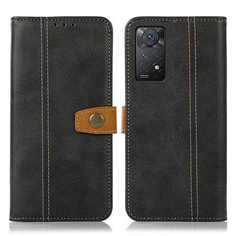 Coque Portefeuille Livre Cuir Etui Clapet M16L pour Xiaomi Redmi Note 11 Pro 4G Noir