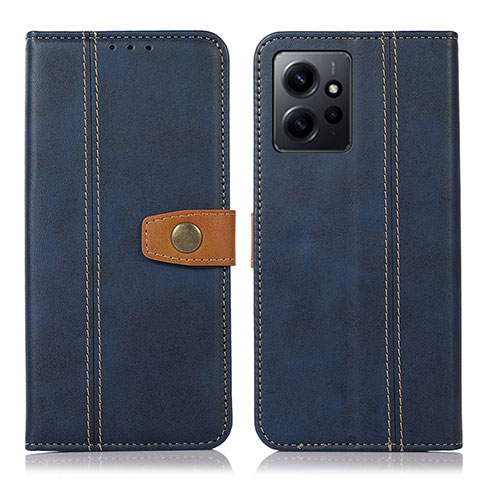 Coque Portefeuille Livre Cuir Etui Clapet M16L pour Xiaomi Redmi Note 12 4G Bleu