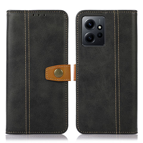 Coque Portefeuille Livre Cuir Etui Clapet M16L pour Xiaomi Redmi Note 12 4G Noir