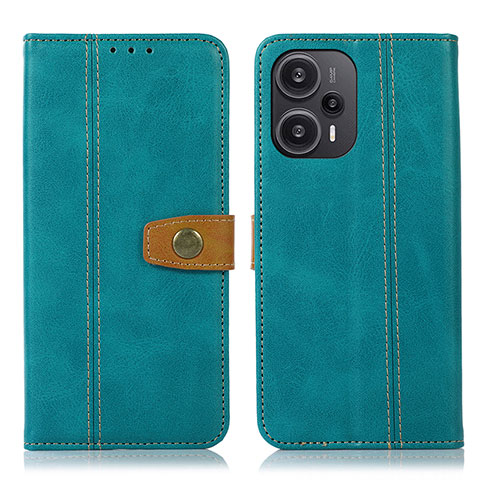 Coque Portefeuille Livre Cuir Etui Clapet M16L pour Xiaomi Redmi Note 12 Turbo 5G Vert