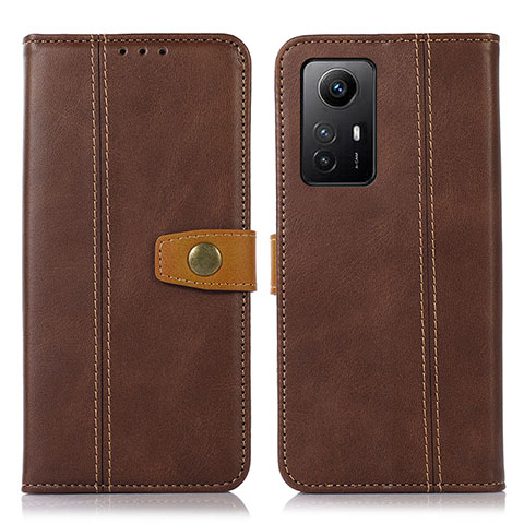 Coque Portefeuille Livre Cuir Etui Clapet M16L pour Xiaomi Redmi Note 12S Marron