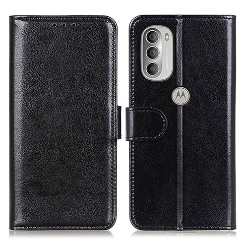 Coque Portefeuille Livre Cuir Etui Clapet M17L pour Motorola Moto G51 5G Noir