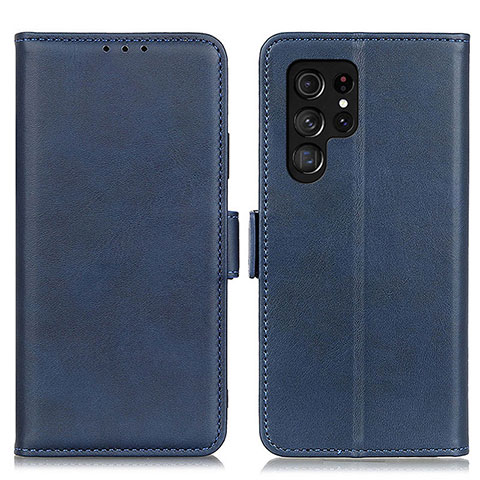 Coque Portefeuille Livre Cuir Etui Clapet M29L pour Samsung Galaxy S21 Ultra 5G Bleu