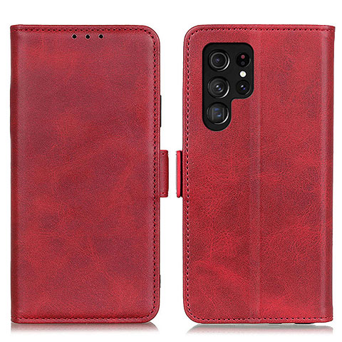 Coque Portefeuille Livre Cuir Etui Clapet M29L pour Samsung Galaxy S22 Ultra 5G Rouge