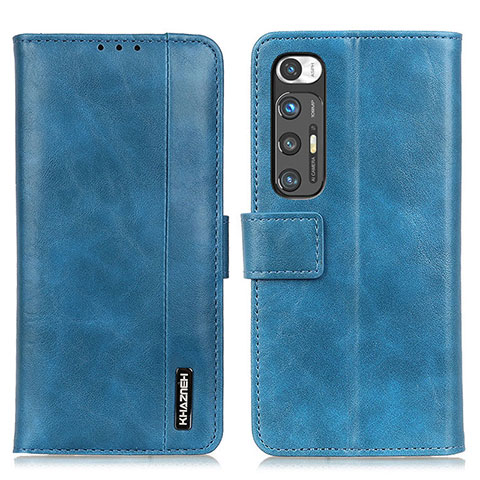 Coque Portefeuille Livre Cuir Etui Clapet ML11 pour Xiaomi Mi 10S 5G Bleu