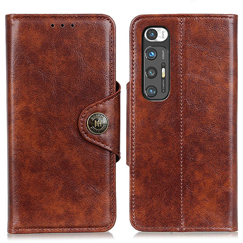 Coque Portefeuille Livre Cuir Etui Clapet ML12 pour Xiaomi Mi 10S 5G Marron