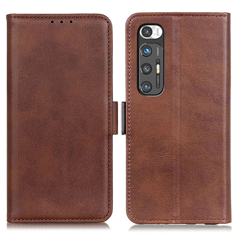 Coque Portefeuille Livre Cuir Etui Clapet ML15 pour Xiaomi Mi 10S 5G Marron