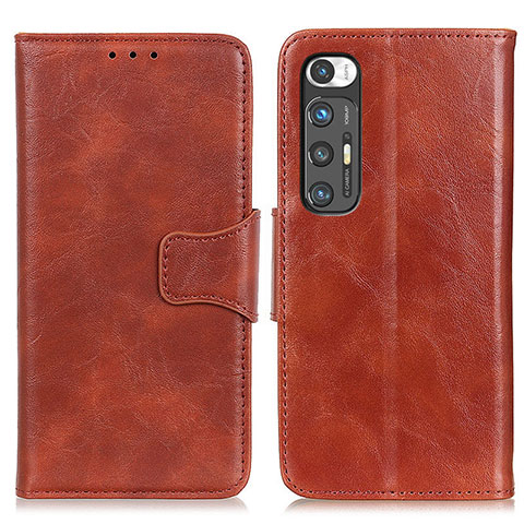 Coque Portefeuille Livre Cuir Etui Clapet ML2 pour Xiaomi Mi 10S 5G Marron