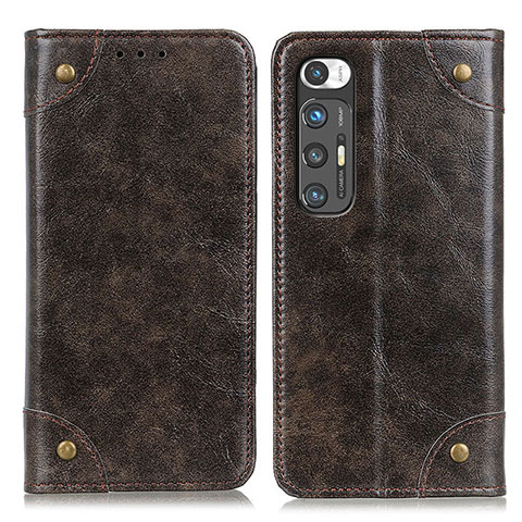 Coque Portefeuille Livre Cuir Etui Clapet ML4 pour Xiaomi Mi 10S 5G Bronze