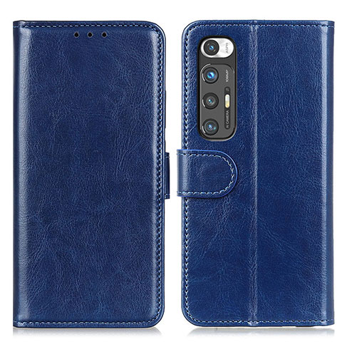 Coque Portefeuille Livre Cuir Etui Clapet ML7 pour Xiaomi Mi 10S 5G Bleu