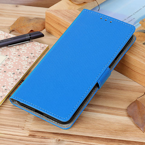 Coque Portefeuille Livre Cuir Etui Clapet ML8 pour Samsung Galaxy A04s Bleu