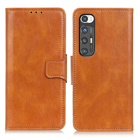 Coque Portefeuille Livre Cuir Etui Clapet ML9 pour Xiaomi Mi 10S 5G Marron