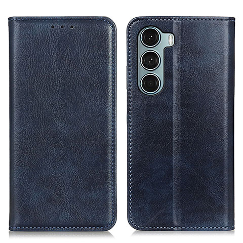 Coque Portefeuille Livre Cuir Etui Clapet N01P pour Motorola Moto Edge S30 5G Bleu