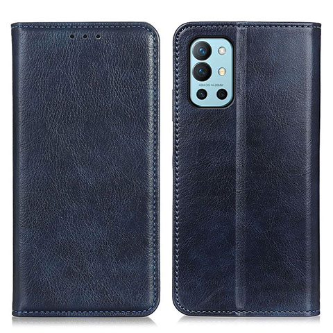 Coque Portefeuille Livre Cuir Etui Clapet N01P pour OnePlus 9R 5G Bleu