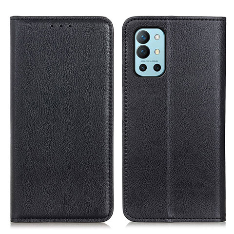 Coque Portefeuille Livre Cuir Etui Clapet N01P pour OnePlus 9R 5G Noir