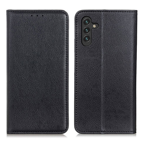 Coque Portefeuille Livre Cuir Etui Clapet N01P pour Samsung Galaxy A04s Noir