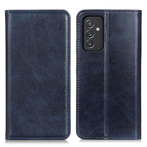 Coque Portefeuille Livre Cuir Etui Clapet N01P pour Samsung Galaxy A34 5G Bleu