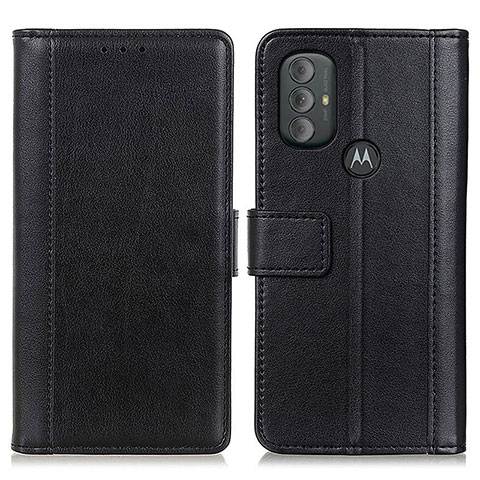 Coque Portefeuille Livre Cuir Etui Clapet N02P pour Motorola Moto G Power (2022) Noir