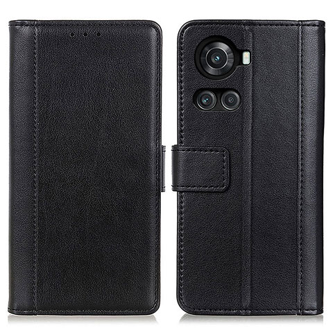 Coque Portefeuille Livre Cuir Etui Clapet N02P pour OnePlus 10R 5G Noir