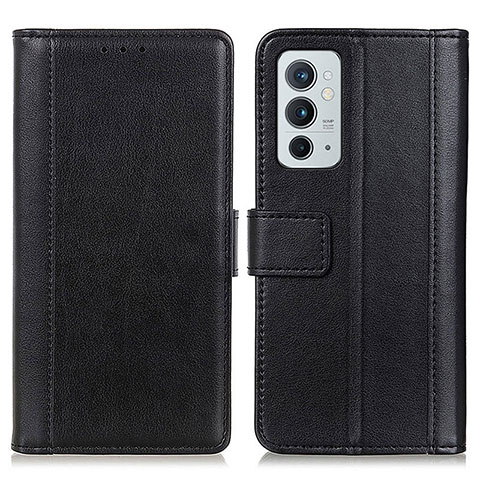 Coque Portefeuille Livre Cuir Etui Clapet N02P pour OnePlus 9RT 5G Noir