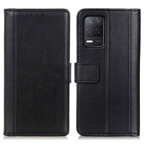 Coque Portefeuille Livre Cuir Etui Clapet N02P pour Realme Narzo 30 5G Noir