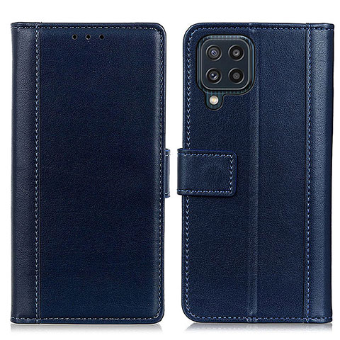 Coque Portefeuille Livre Cuir Etui Clapet N02P pour Samsung Galaxy M32 4G Bleu