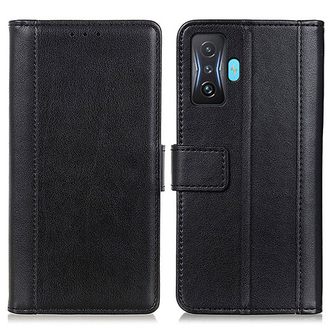 Coque Portefeuille Livre Cuir Etui Clapet N02P pour Xiaomi Redmi K50 Gaming 5G Noir