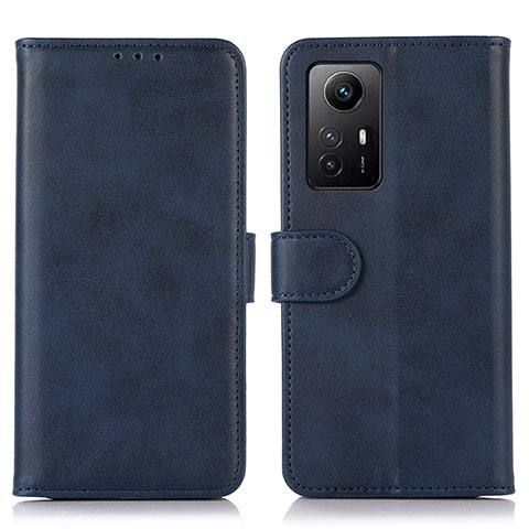 Coque Portefeuille Livre Cuir Etui Clapet N02P pour Xiaomi Redmi Note 12S Bleu