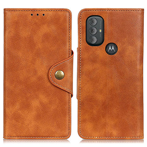 Coque Portefeuille Livre Cuir Etui Clapet N03P pour Motorola Moto G Play (2023) Marron