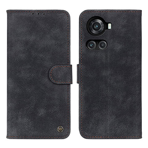 Coque Portefeuille Livre Cuir Etui Clapet N03P pour OnePlus 10R 5G Noir